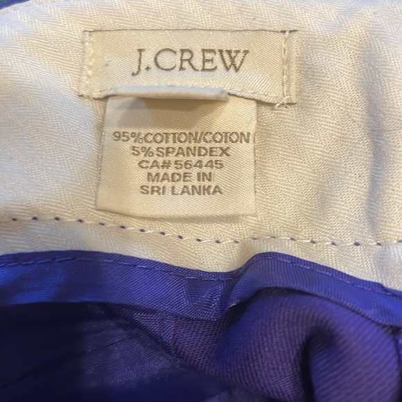 JCrew royal purple, classic no. 2 pencil skirt; back zip, Sz 6; style 59369 - Picture 8 of 9